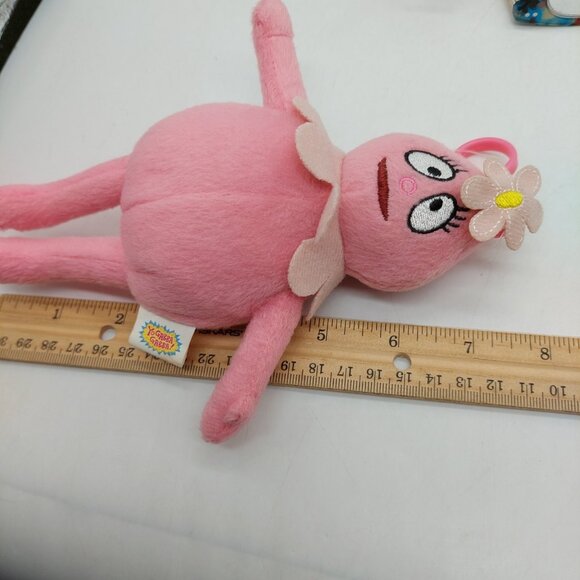 Yo Gabba Gabba 9" FOOFA Pink Plush Doll Bag Clip Stuffed 2014 - Picture 3 of 8